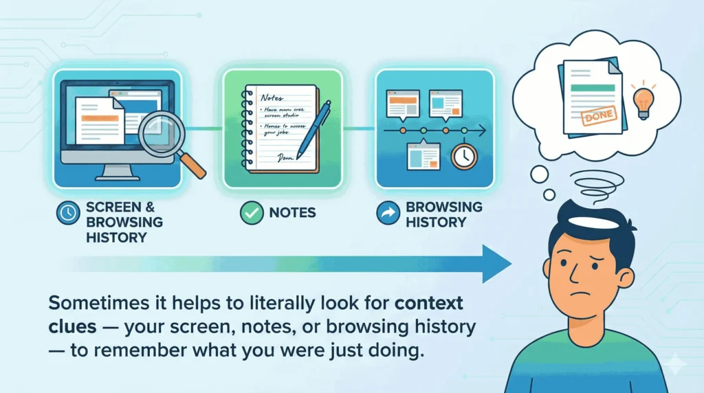 Sometimes it helps to literally look for context clues 