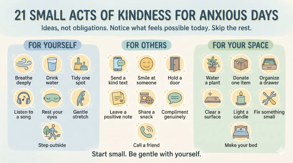 small acts of kindness for anxiety