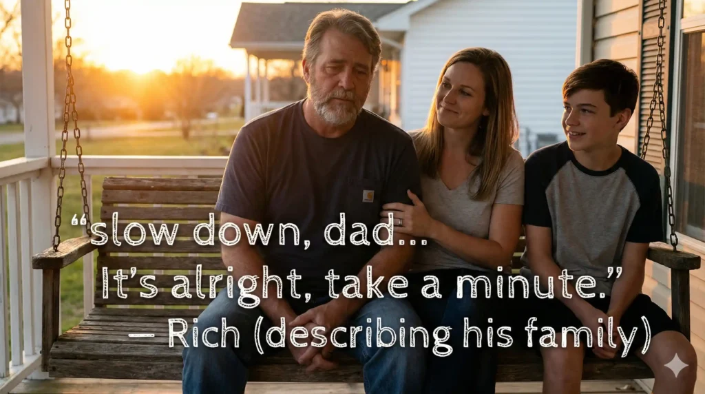 overwhelmed - Slow down Dad and take a munute!