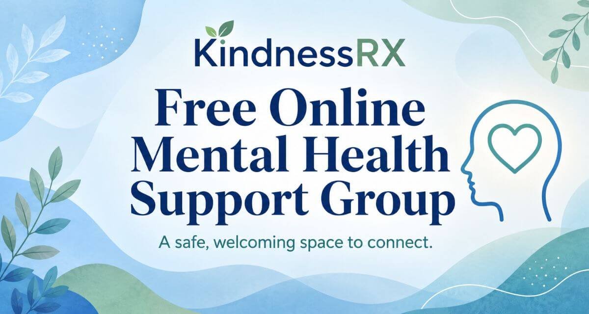 KindnessRX free online mental health support group