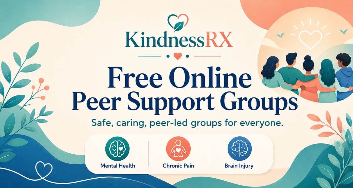 KindnessRX free online peer support groups