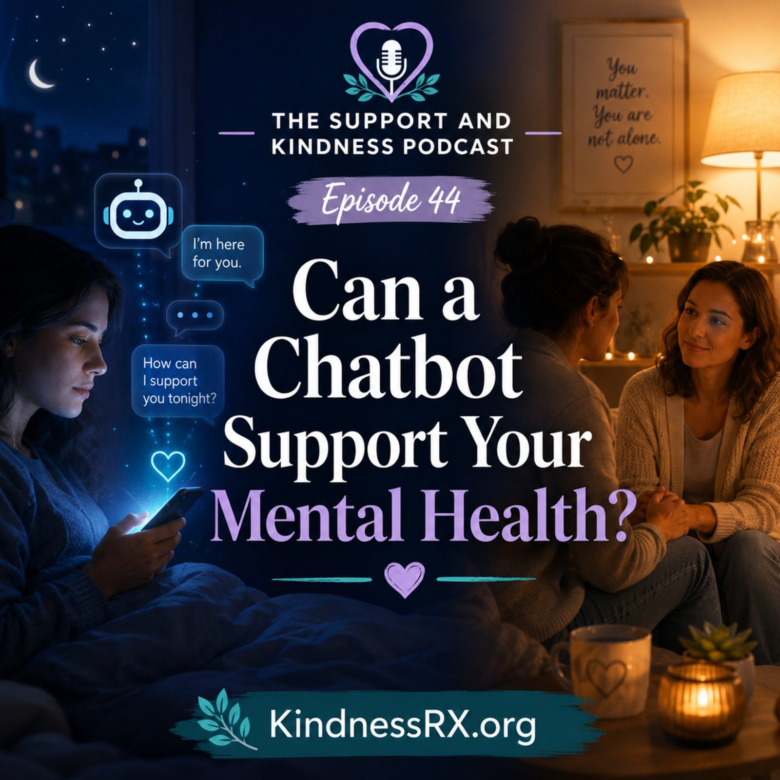 Episode 44: Can a Chatbot Support Your Mental Health episode artwork
