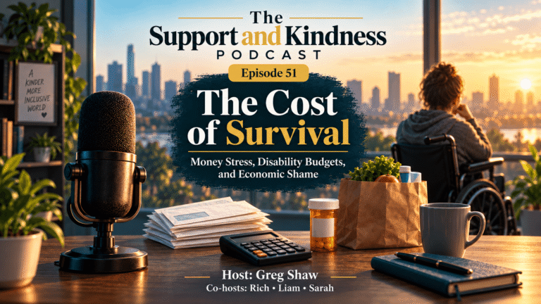 Disability Budgets, SSDI vs SSI & Money Shame – Episode 51 | The Support and Kindness Podcast
