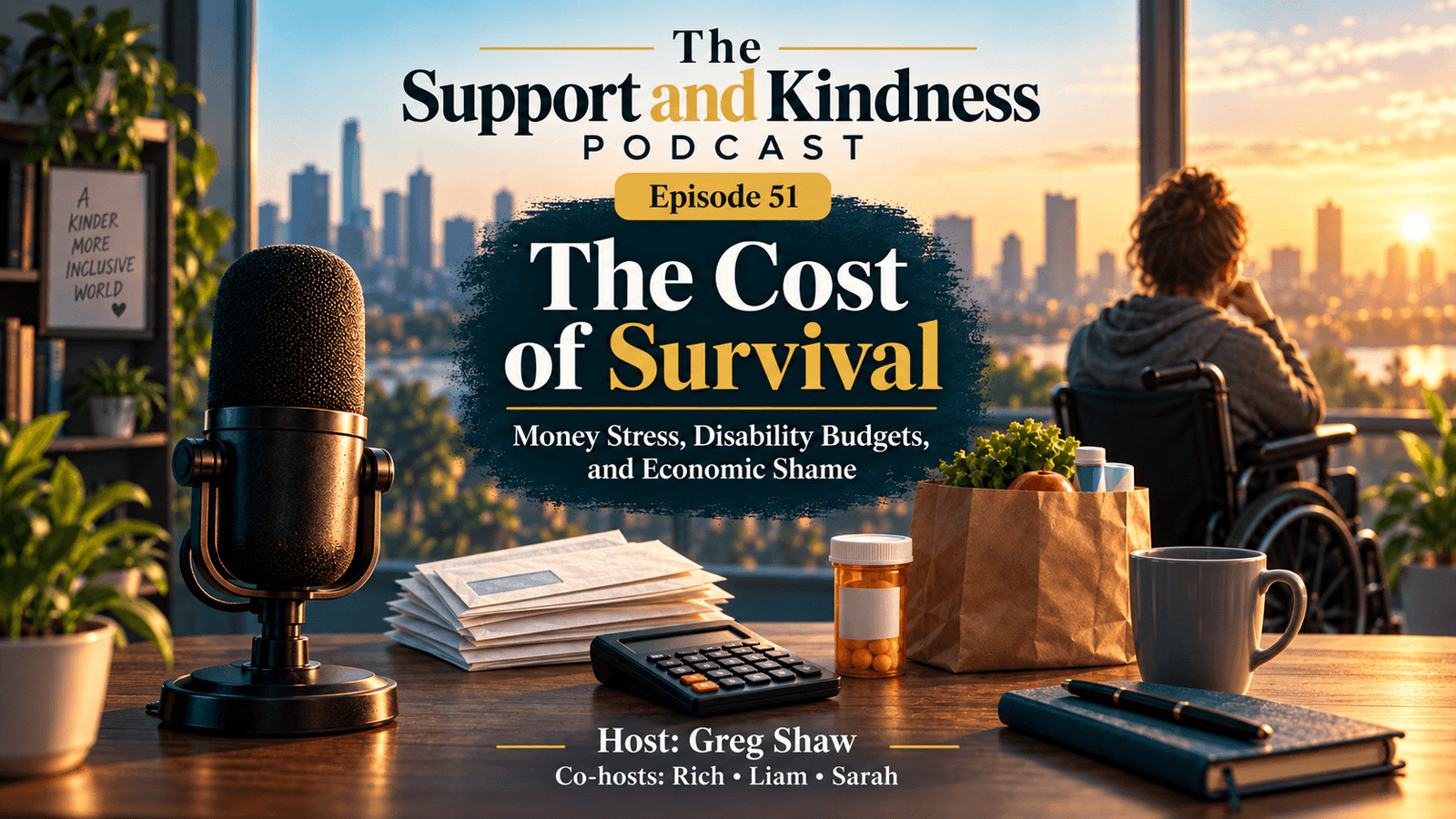 Disability Budgets, SSDI vs SSI & Money Shame – Episode 51 | The Support and Kindness Podcast